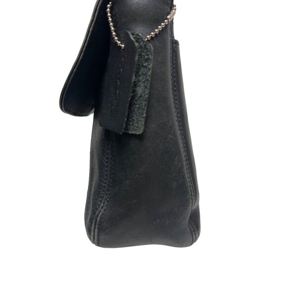 Coach Vintage Black Leather Lexington Flap Crossbody 4185 - Picture 5 of 11